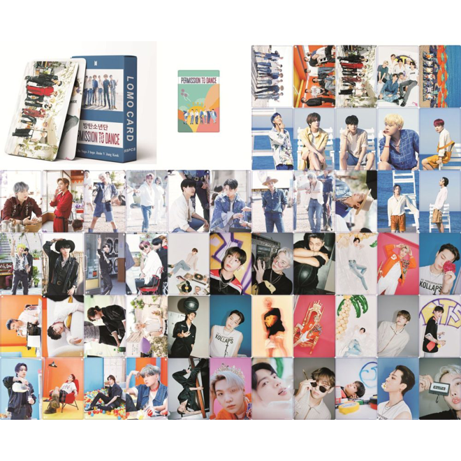 [PRE-ORDER] BTS Permission To Dance lomocards (55pcs)