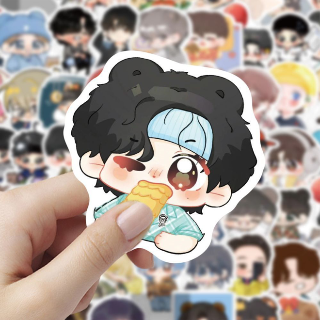 [PRE-ORDER] BTS Taehyung stickers (60pcs)