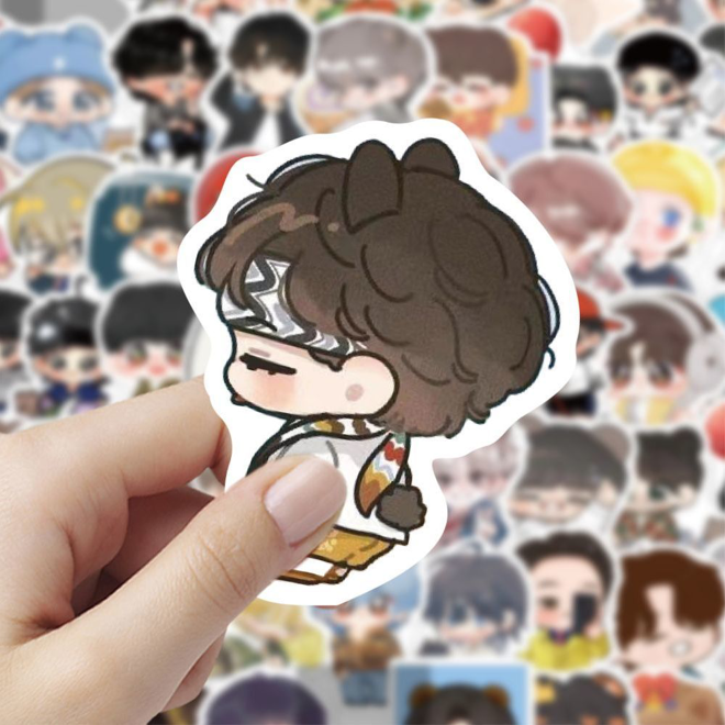 [PRE-ORDER] BTS Taehyung stickers (60pcs)
