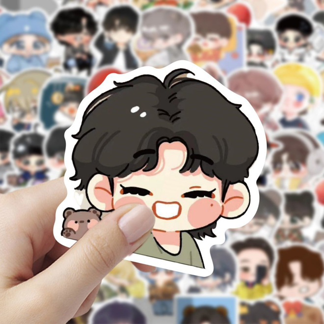 [PRE-ORDER] BTS Taehyung stickers (60pcs)