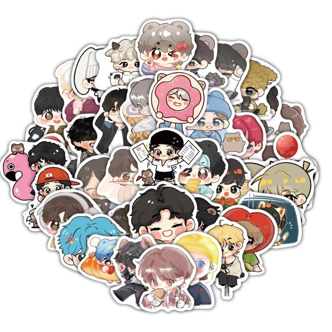 [PRE-ORDER] BTS Taehyung stickers (60pcs)