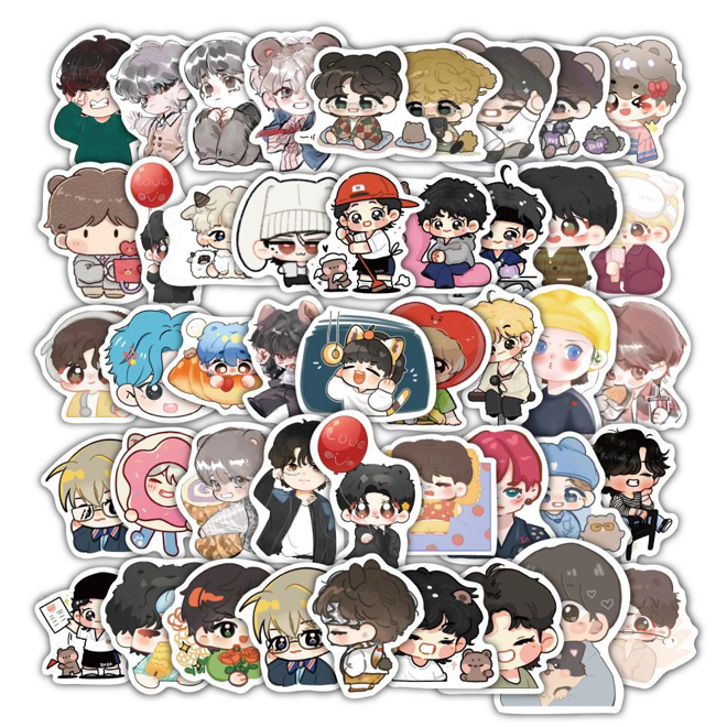 [PRE-ORDER] BTS Taehyung stickers (60pcs)