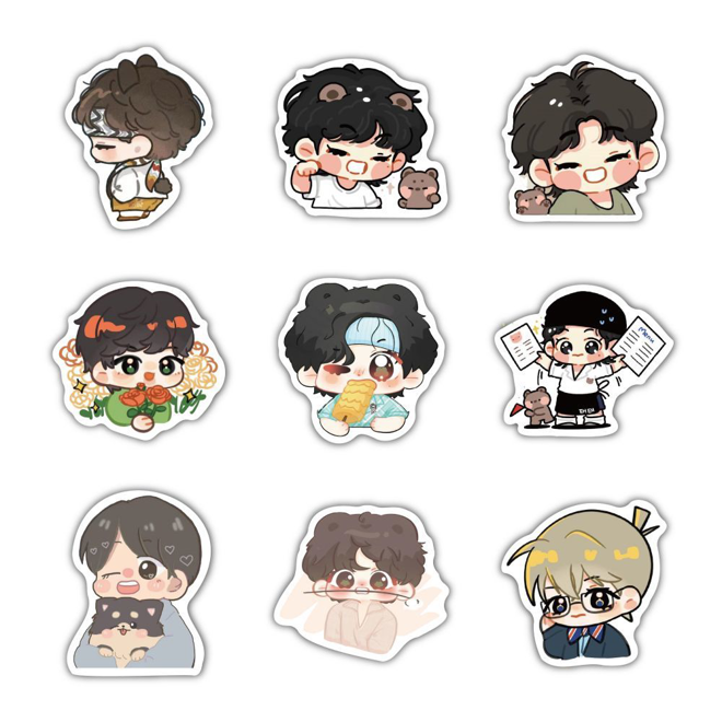 [PRE-ORDER] BTS Taehyung stickers (60pcs)