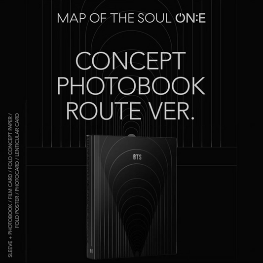 [PRE-ORDER] BTS OFFICIAL MOTS ON:E concept photobook ROUTE VER.