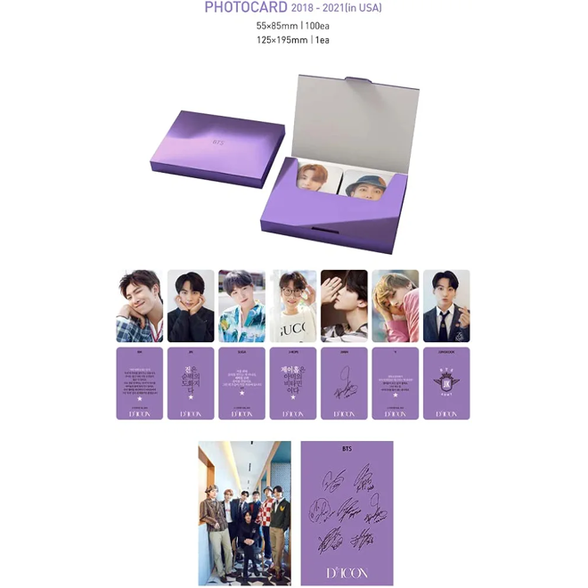 [PRE-ORDER] BTS OFFICIAL Dicon Photocard Custom Book