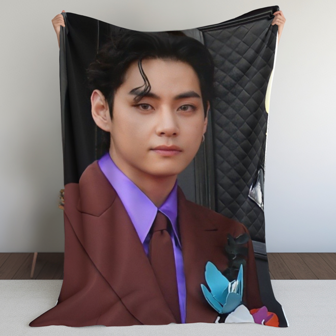 [PRE-ORDER] Customized BTS TAEHYUNG Blanket (Batanije e personalizuar)