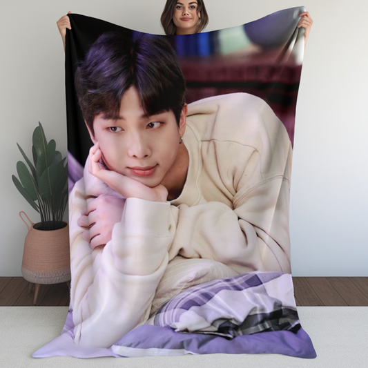 [PRE-ORDER] BTS RM Customized Blanket (Batanije e personalizuar)