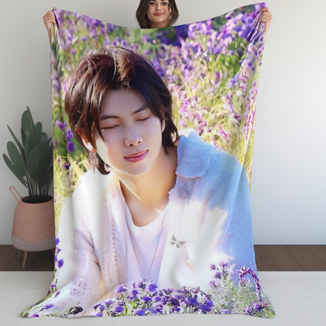[PRE-ORDER] BTS RM Customized Blanket (Batanije e personalizuar)