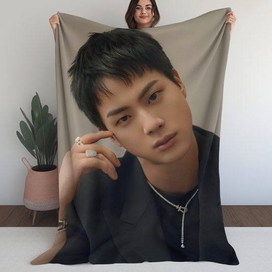 [PRE-ORDER] BTS Jin Customized Blanket (Batanije e personalizuar)
