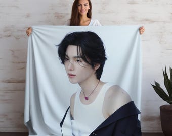 [PRE-ORDER] BTS Yoongi Customized Blanket (Batanije e personalizuar)