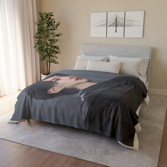 [PRE-ORDER] BTS Yoongi Customized Blanket (Batanije e personalizuar)