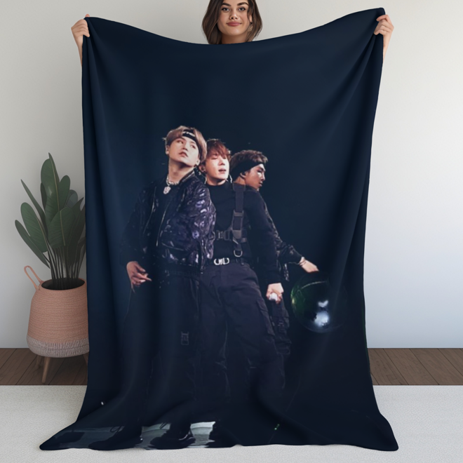 [PRE-ORDER] Customized BTS Blanket (Batanije e personalizuar)