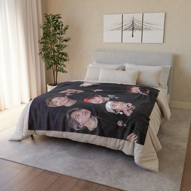 [PRE-ORDER] Customized BTS Blanket (Batanije e personalizuar)