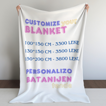 [PRE-ORDER] Customized BTS Blanket (Batanije e personalizuar)