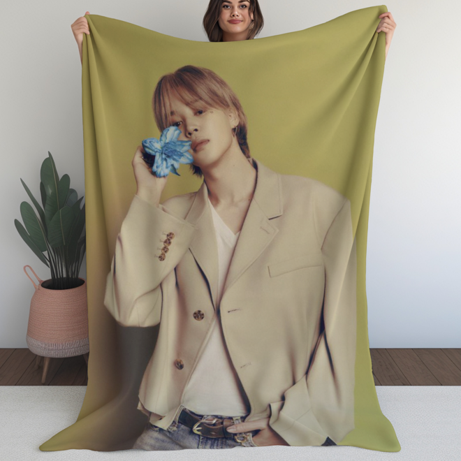 [PRE-ORDER] Customized BTS JIMIN Blanket (Batanije e personalizuar)