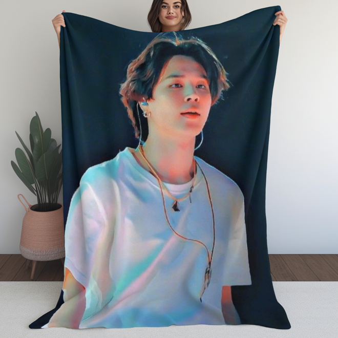 [PRE-ORDER] Customized BTS JIMIN Blanket (Batanije e personalizuar)