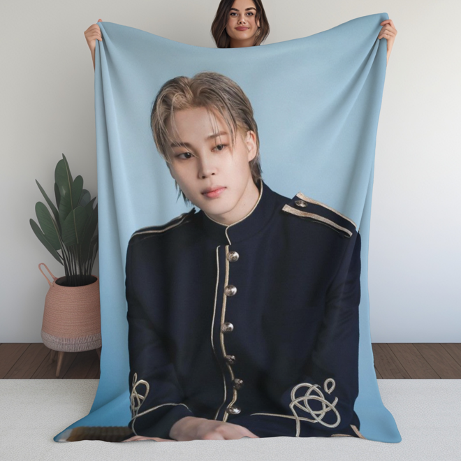 [PRE-ORDER] Customized BTS JIMIN Blanket (Batanije e personalizuar)