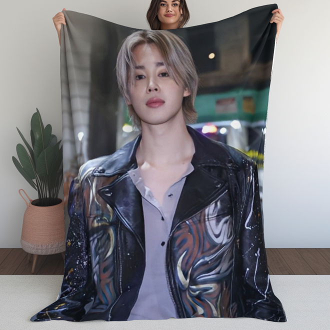 [PRE-ORDER] Customized BTS JIMIN Blanket (Batanije e personalizuar)
