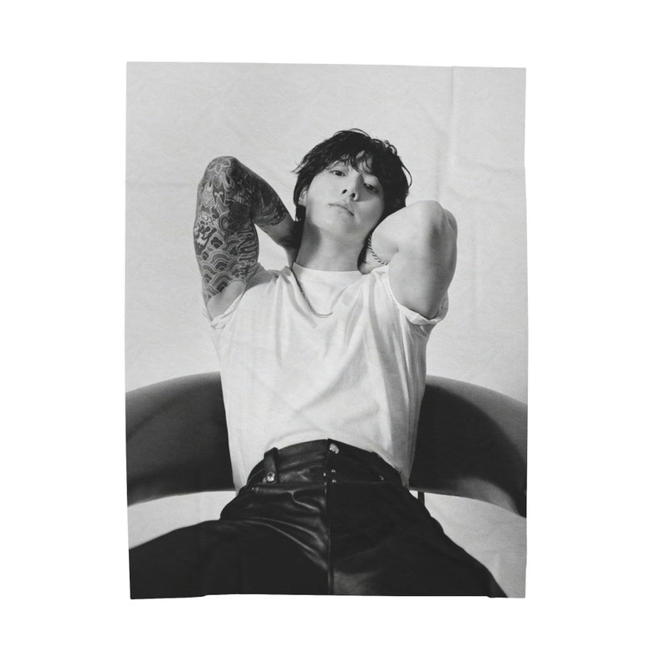 [PRE-ORDER] Customized BTS JUNGKOOK Blanket (Batanije e personalizuar)