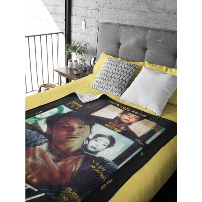 [PRE-ORDER] Customized BTS JUNGKOOK Blanket (Batanije e personalizuar)