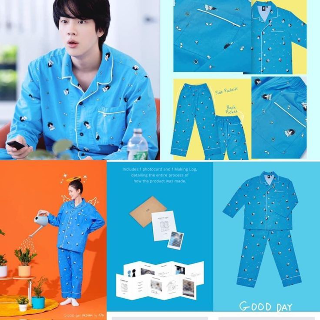 [PRE-ORDER] BTS JIN Good Day Pajamas - Artist-made Collection