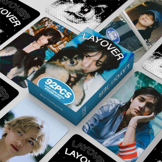 [PRE-ORDER] BTS Taehyung Layover lomocards (92pcs)