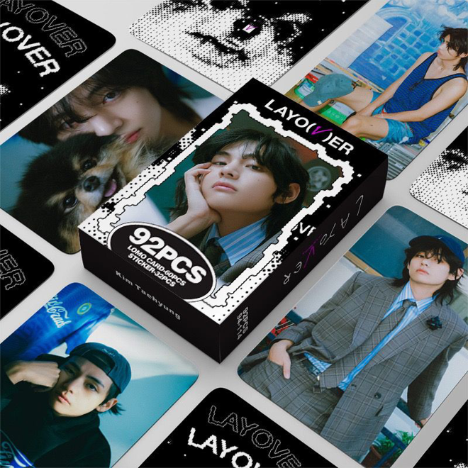 [PRE-ORDER] BTS Taehyung Layover lomocards (92pcs)