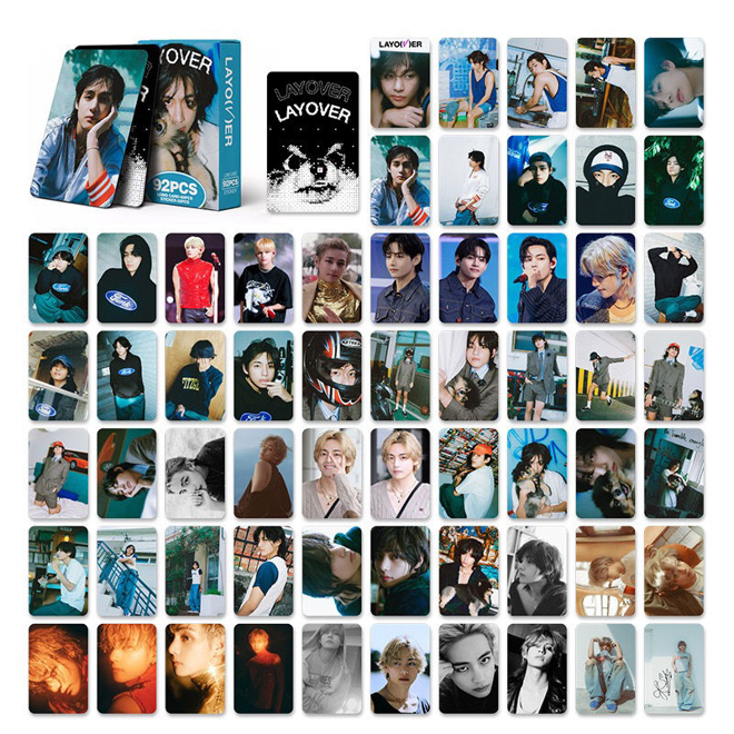 [PRE-ORDER] BTS Taehyung Layover lomocards (92pcs)