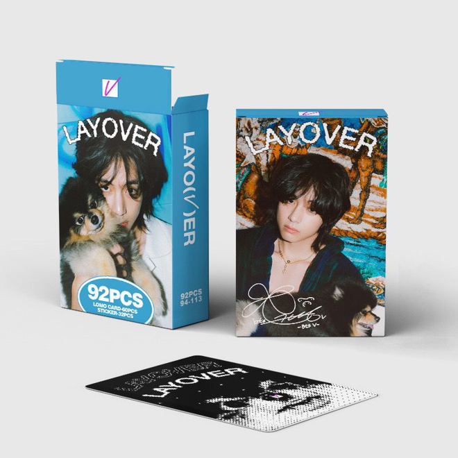 [PRE-ORDER] BTS Taehyung Layover lomocards (92pcs)