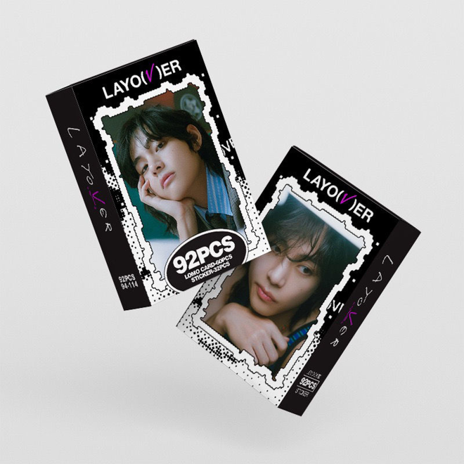 [PRE-ORDER] BTS Taehyung Layover lomocards (92pcs)