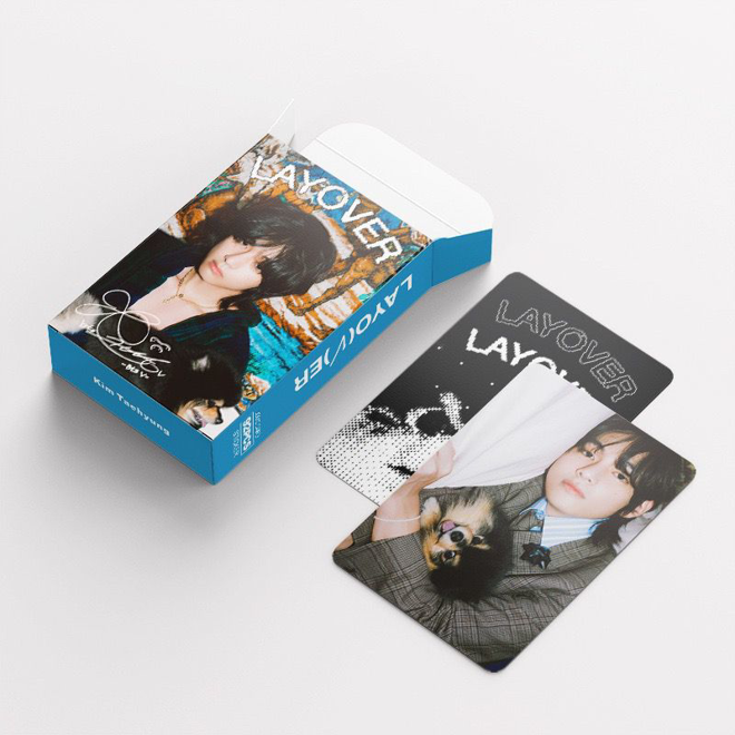 [PRE-ORDER] BTS Taehyung Layover lomocards (92pcs)