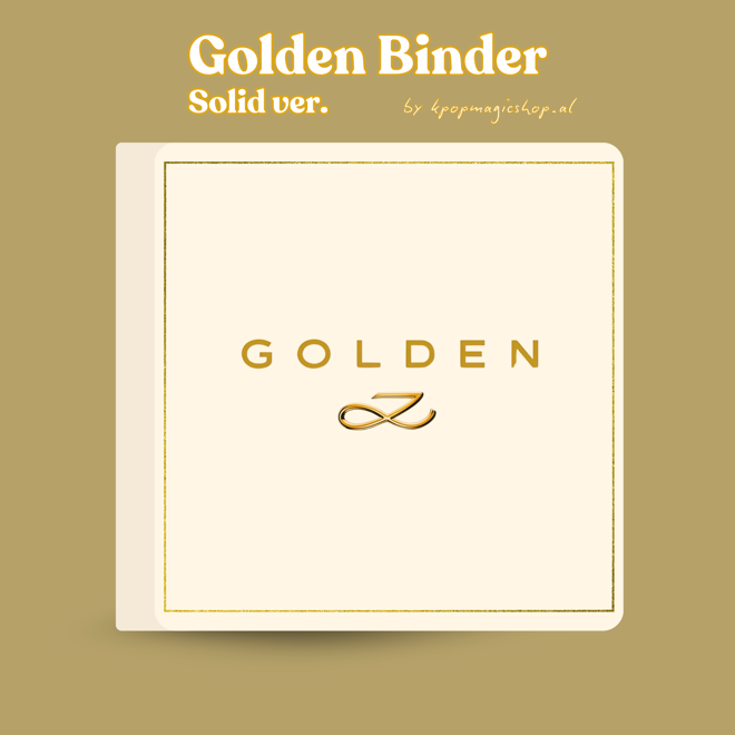 [PRE-ORDER] BTS JUNGKOOK Golden (solid ver.) Mini Photocard Binder Series