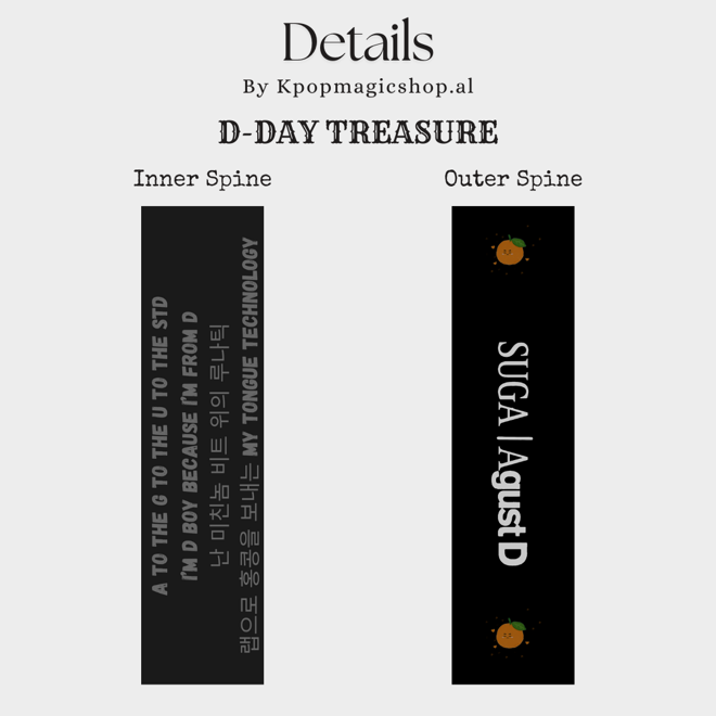 [PRE-ORDER] BTS Agust D A5 Binder