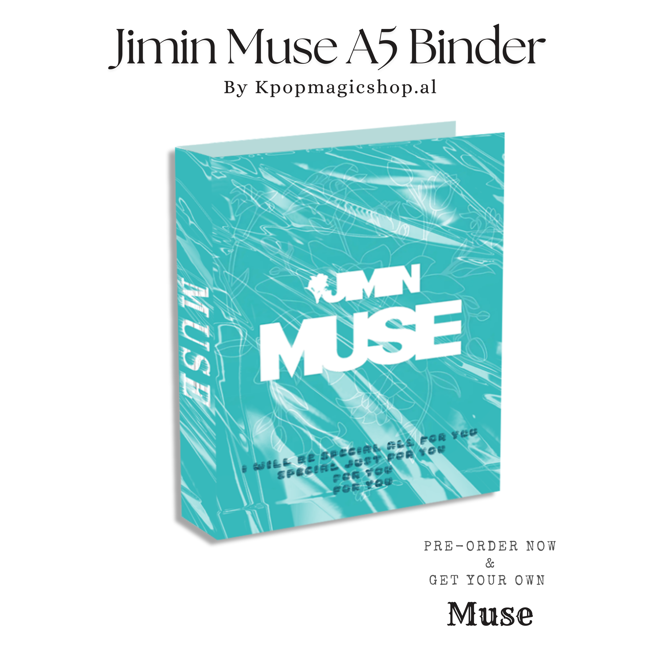 [PRE-ORDER] BTS Jimin MUSE A5 Binder (Leather)