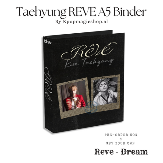 [PRE-ORDER] V - [Rêvé] A5 Binder (Leather)