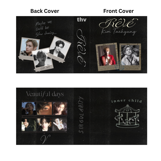 [PRE-ORDER] V - [Rêvé] A5 Binder (Leather)