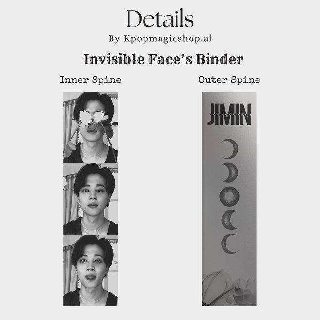 [PRE-ORDER] BTS Jimin 'Invisible Face' A5 Binder (Leather)