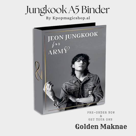 [PRE-ORDER] BTS Jungkook A5 Binder (leather)
