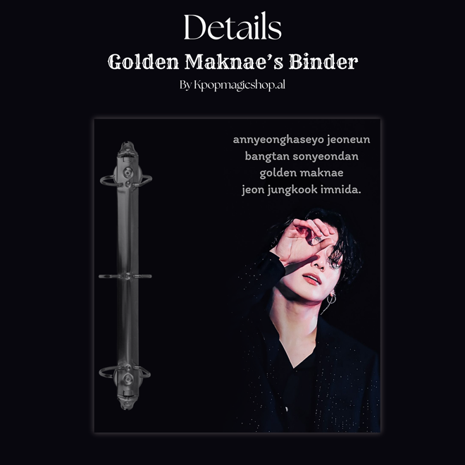 [PRE-ORDER] BTS Jungkook A5 Binder (leather)