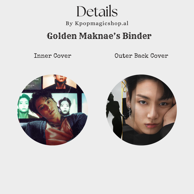 [PRE-ORDER] BTS Jungkook A5 Binder (leather)