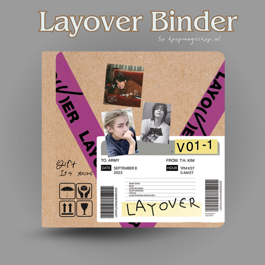 [PRE-ORDER] BTS Taehyung Layover Mini Photocard Binder Series