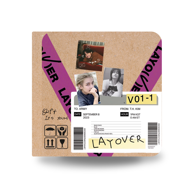 [PRE-ORDER] BTS Taehyung Layover Mini Photocard Binder Series