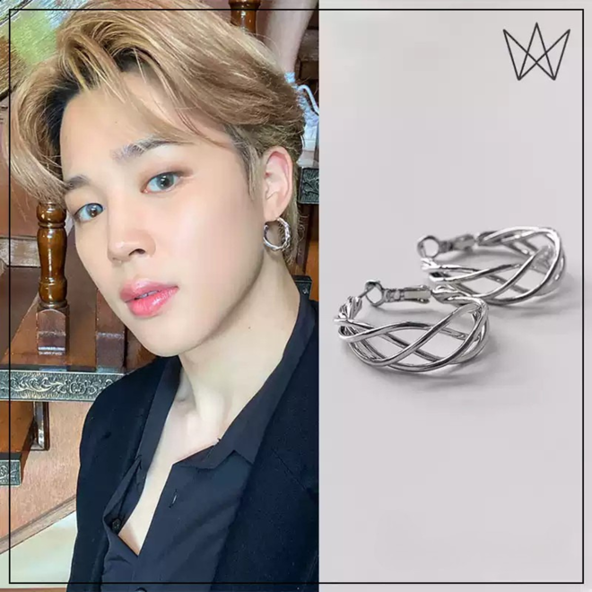 [PRE-ORDER] BTS Jimin same earrings multi-line winding braided earrings
