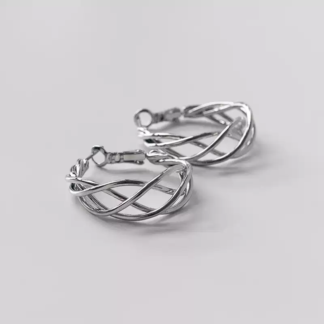 [PRE-ORDER] BTS Jimin same earrings multi-line winding braided earrings