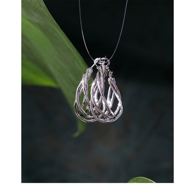 [PRE-ORDER] BTS Jimin same earrings multi-line winding braided earrings