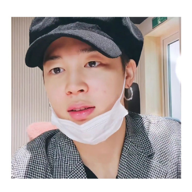 [PRE-ORDER] BTS Jimin large hoop earrings (silver pair)