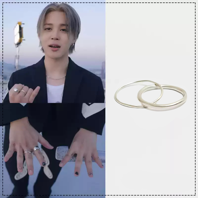 [PRE-ORDER] BTS Jimin Genuine Sterling Silver R147 Double Ring (Same Style as HANNA543)