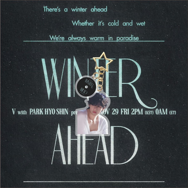 [PRE-ORDER] BTS TAEHYUNG 'Winter Ahead' Acrylic Keyring