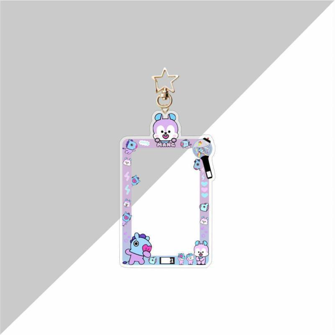 [PRE-ORDER] BT21 acrylic photocard holder, bag keychain