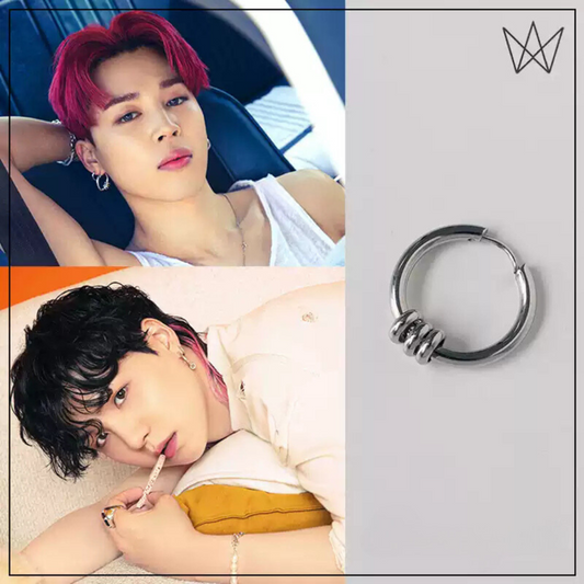 [PRE-ORDER] BTS Jimin & Suga small pendant earring